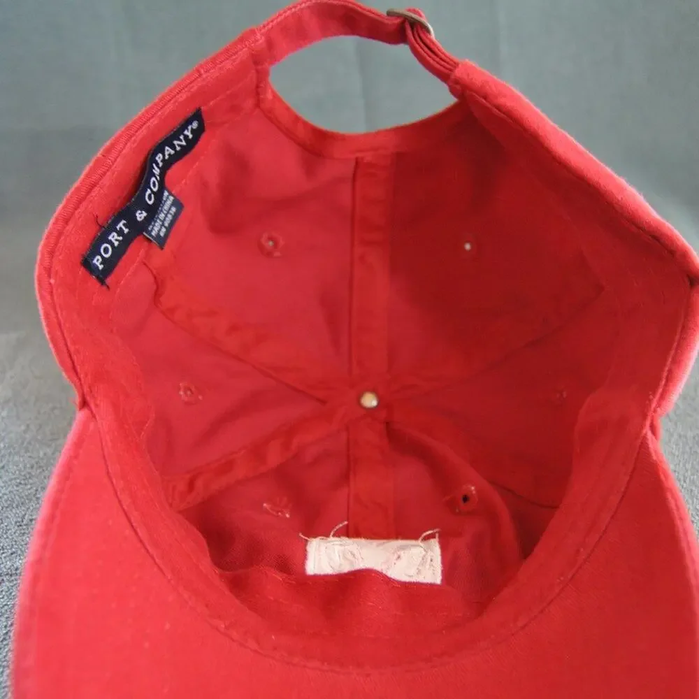 Dodge Red w/ White Logo Adjustable Dad Hat